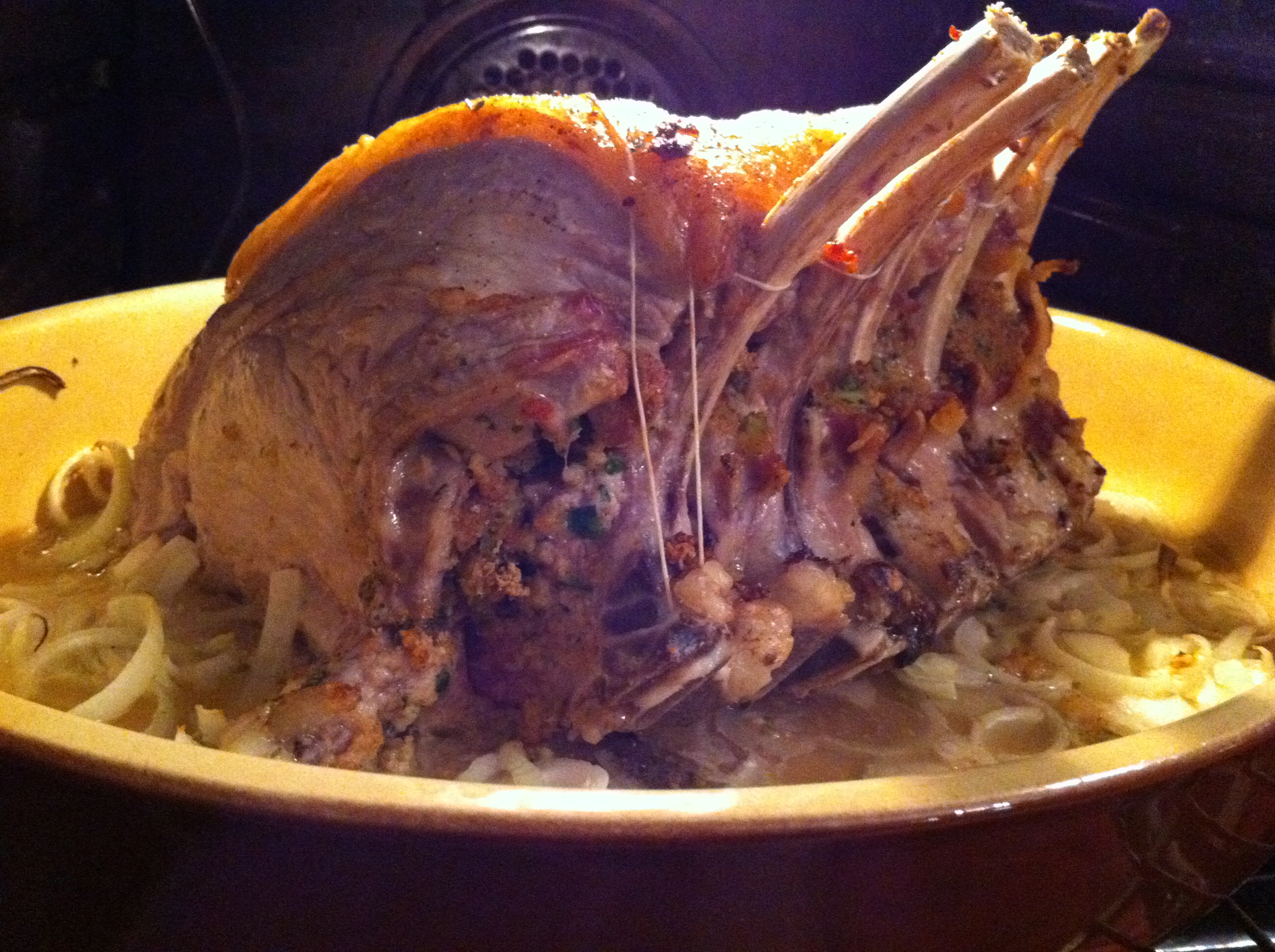 Recette - Carré de veau farci aux herbes - Menu By Menu